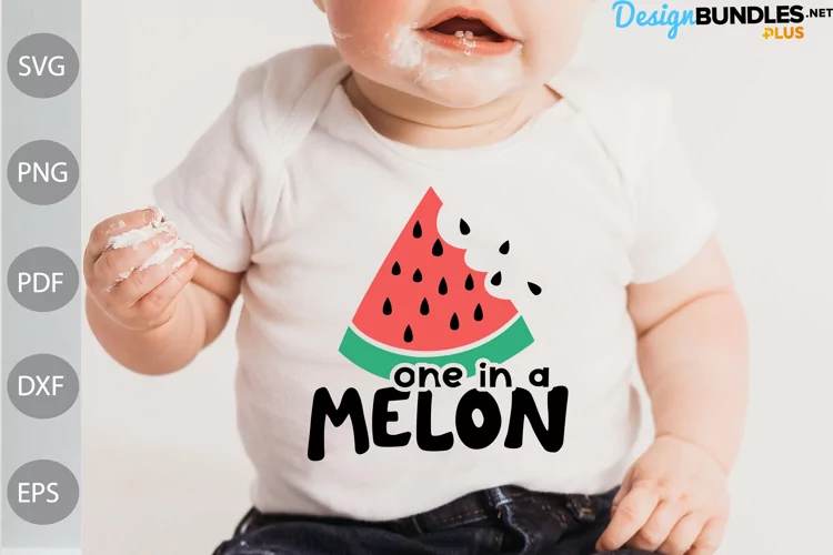 one In A Melon SVG Cut Files/ Baby Summer SVG Design