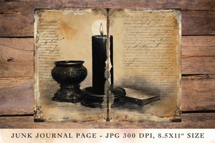 Printable Junk Journal Pages Halloween 3