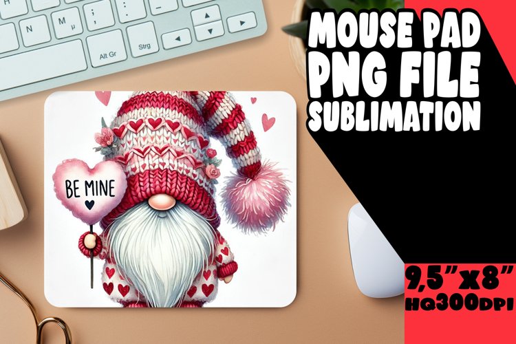 whimsical MOUSE MAT Fun Ideas, Gnomes example image 1