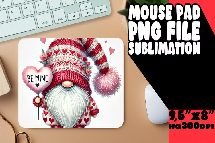 whimsical MOUSE MAT Fun Ideas, Gnomes