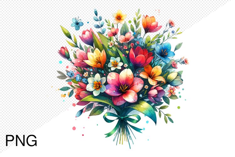 Spring Flowers Clipart Image 23