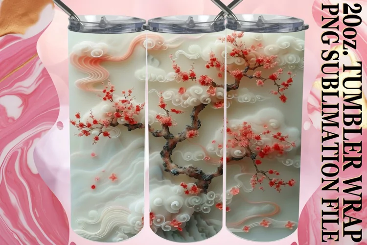 Beauty View in 3D Tumbler Sleeve - 20oz