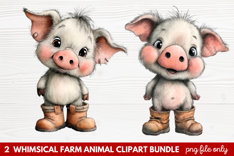 Farmhouse Animals Clipart Image 15