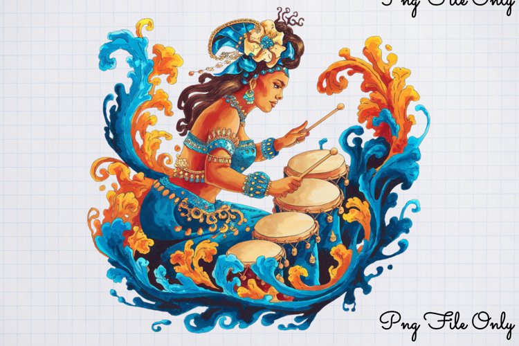 South East Asian Girls Clipart PNG example image 1