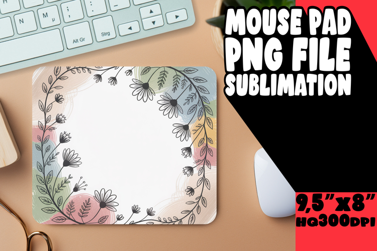 UNIQUE MOUSE PAD INSPIRATIONAL IDEAS, Flowers example image 1