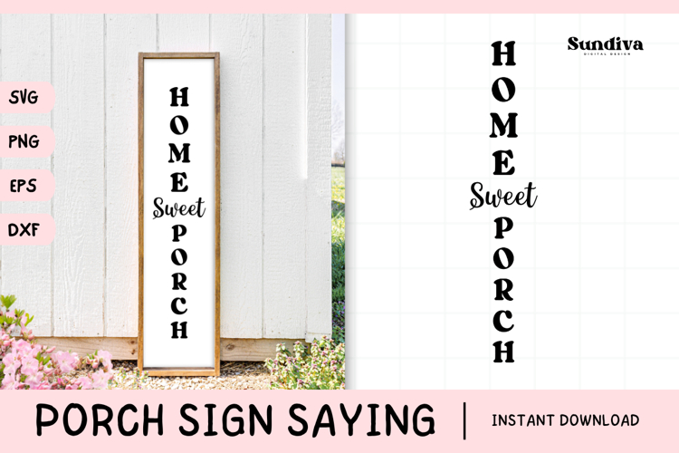 Home Sweet Home Porch Sign Svg Image 17