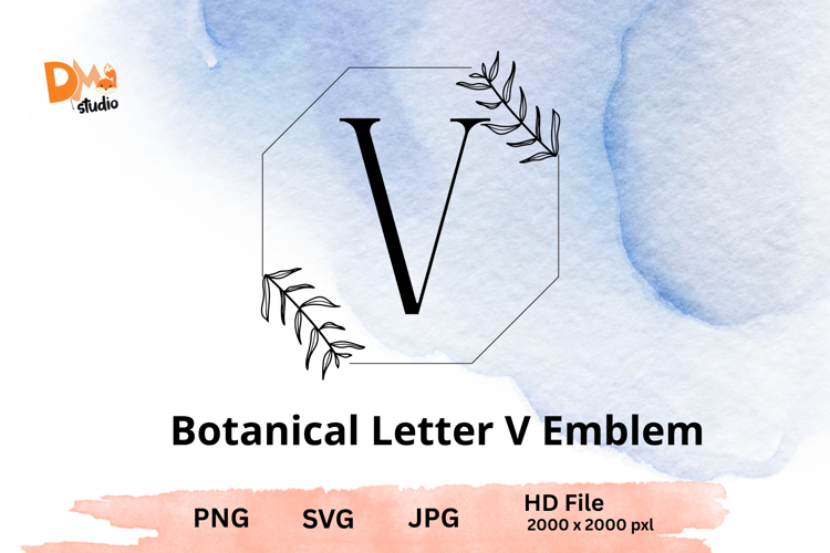 Floral Letter Svg Image 16
