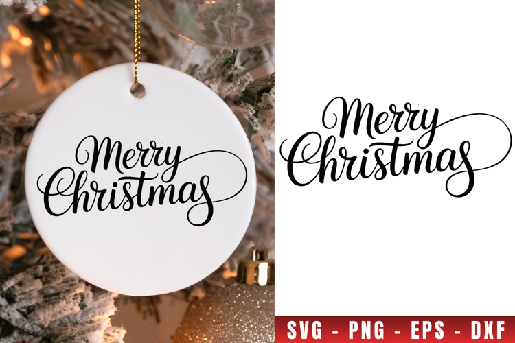 Merry Christmas Tree Svg Image 3