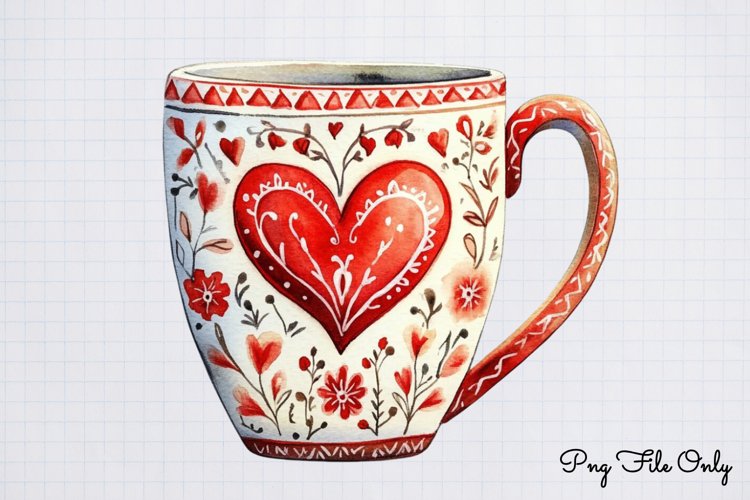 Farmhouse Love Valentine Clipart PNG