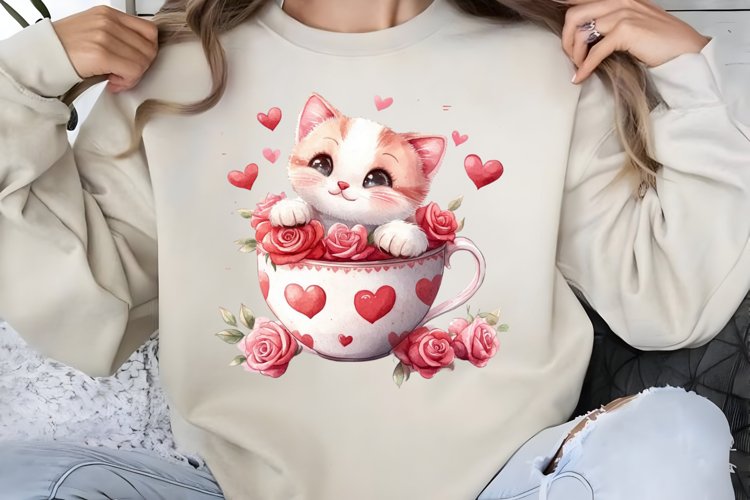 Cute Cat Clipart Image 5