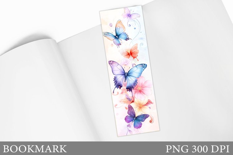 Butterfly Bookmark Sublimation. Butterflies Bookmark Design