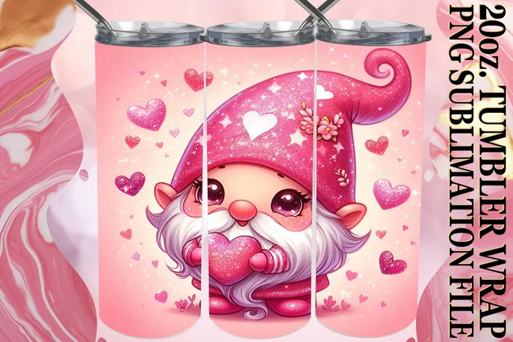Whimsical Love Gnomes Sublimation