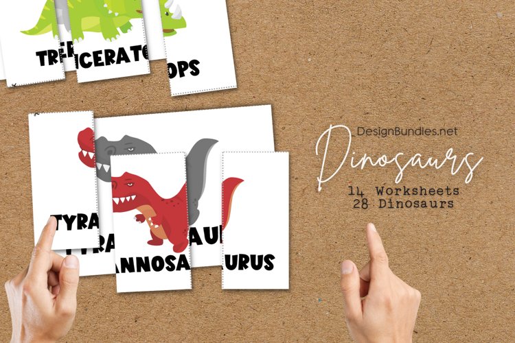 Learn and Match Dinosaurs Educational Game