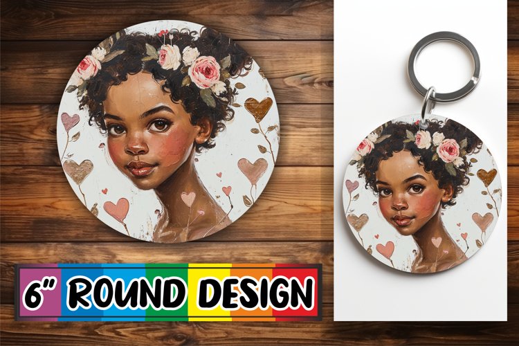Enchanting Valentines Muse: Keychain Sublimation