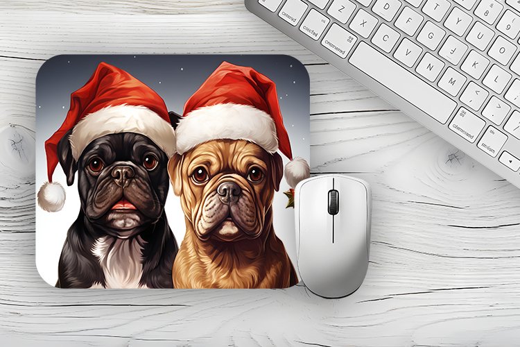 Christmas Mousepad PNG, Christmas Mousepad sublimation example image 1