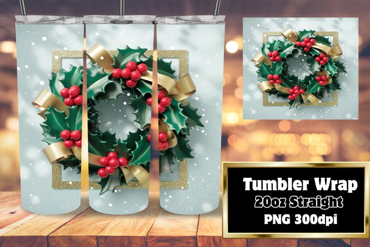 Christmas Tumbler Wrap Image 3