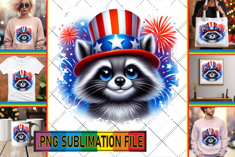 Cozy TSHIRT Art Ideas PNG, USA Animals