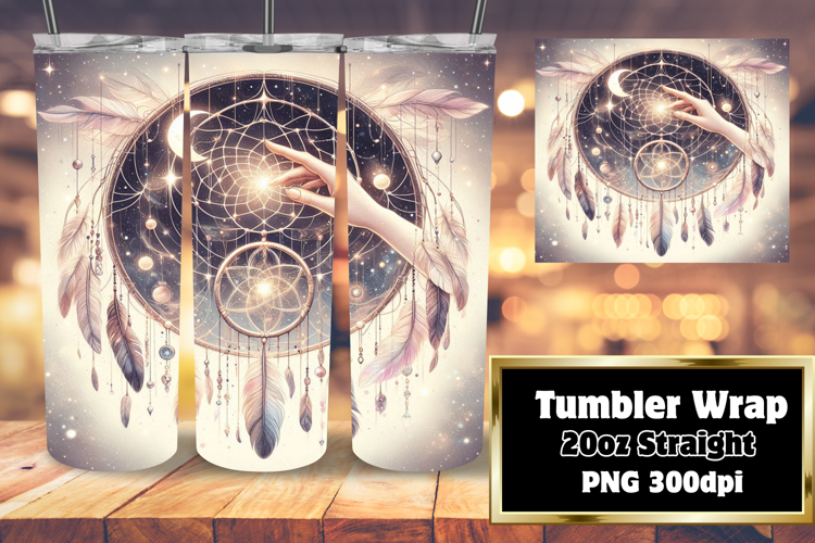 TRENDY 20oz Tumbler PNG Template , Mystic