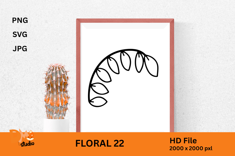 Floral Graphic Element