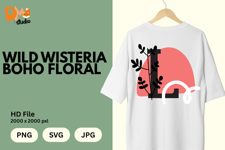 Floral Letter Svg Image 2