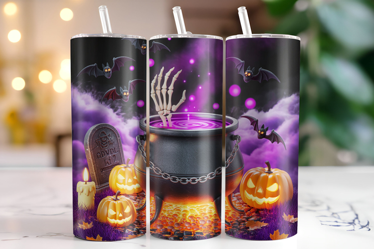 Happy Halloween Tumbler Wrap | Sublimation | Tumblers
