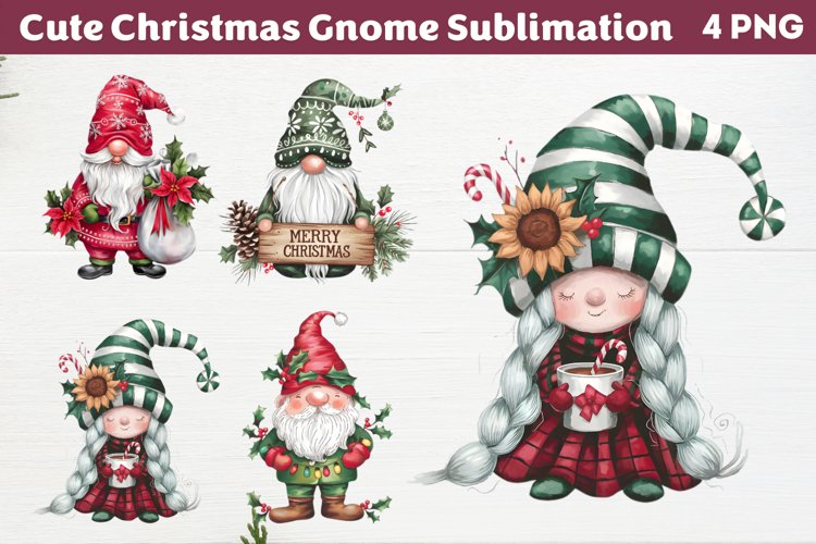Cute Gnome Clipart Image 6