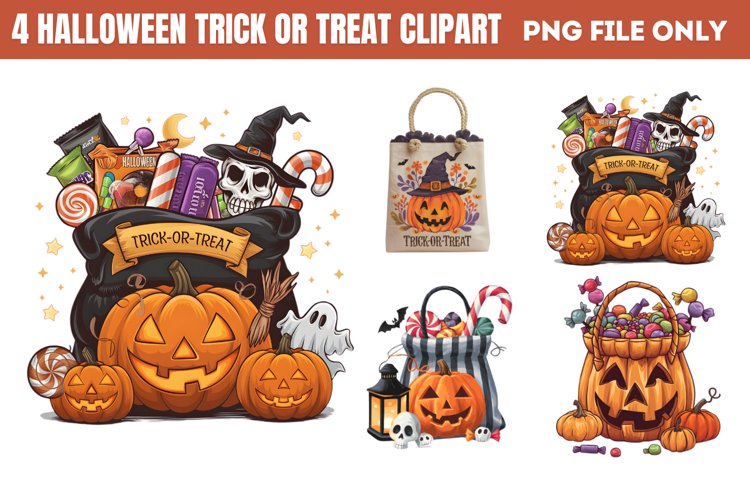 Trick or Treat Clipart