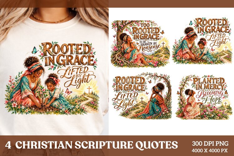 4 Christian Scripture Quotes PNG example image 1