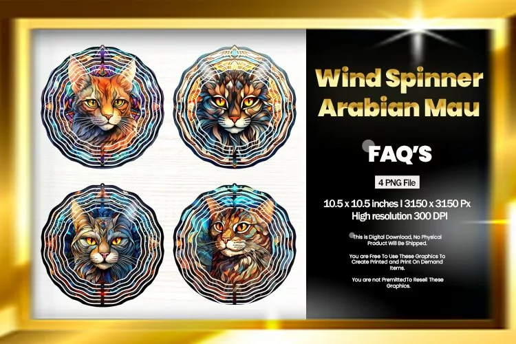 Arabian Mau Wind Spinner Sublimation - 04 Variations