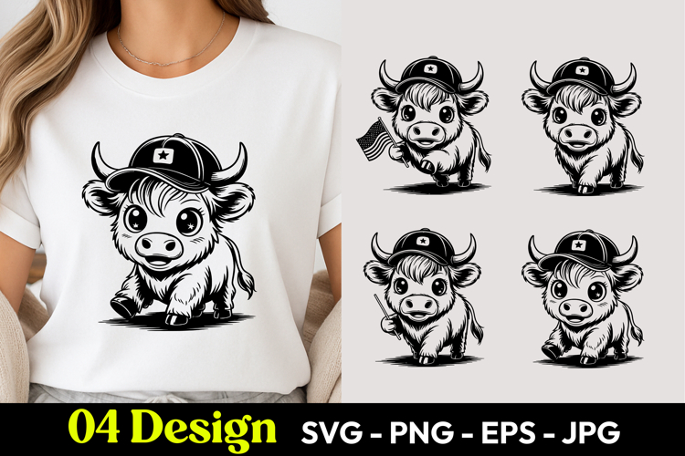 Cute Cartoon Cow Image 22