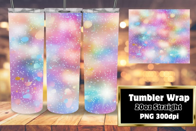 Shiny Sublimation Tumbler Skin