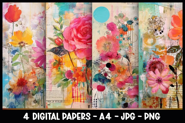 Summer Digital Paper Image 12