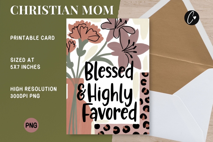Christian Mothers Day Card | Bible Verse Printable