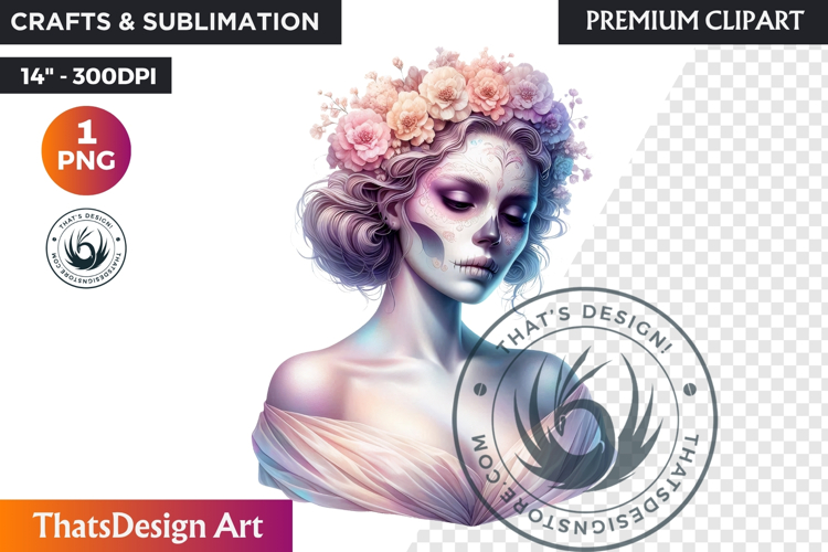 Sugar Skull Clipart Image 8