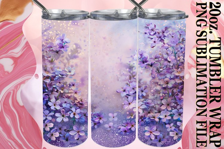 Sparkling Leopard Print Tumbler Wrap: Sublimation - 20oz