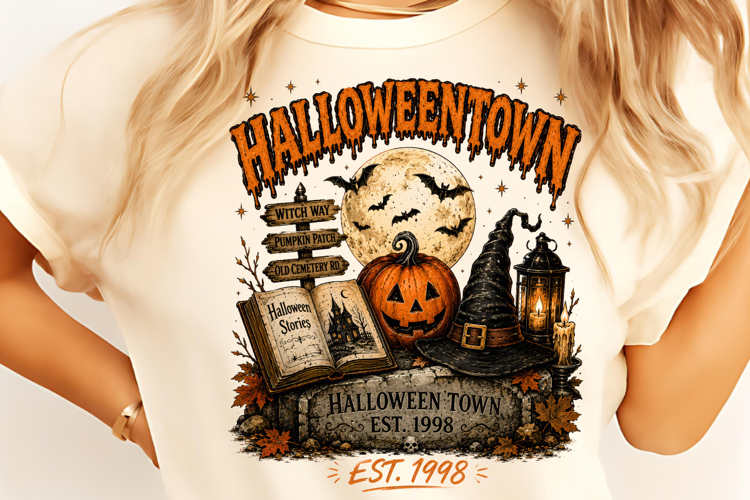 Funny Halloween PNG, Spooky Season PNG, Halloweentown PNG