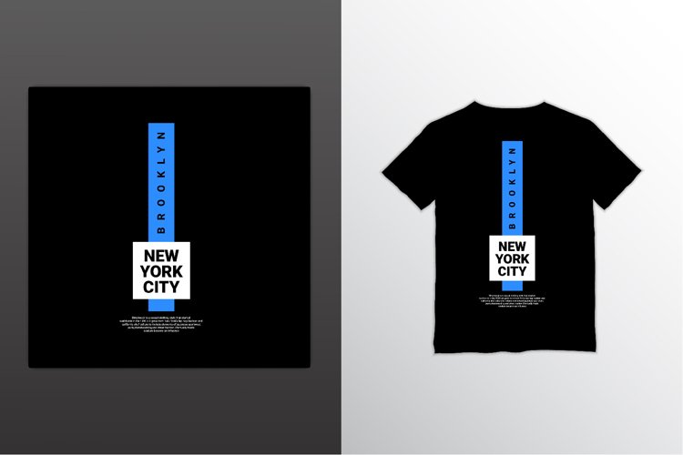 New york city writing design, suitable for screen printing example image 1