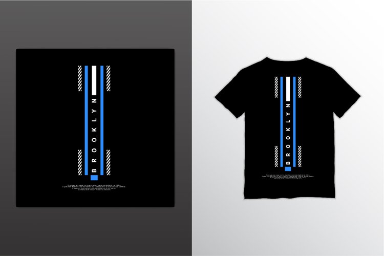 Brooklyn writing design, suitable for screen printing