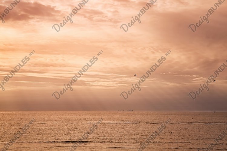 sunset on the sea example image 1