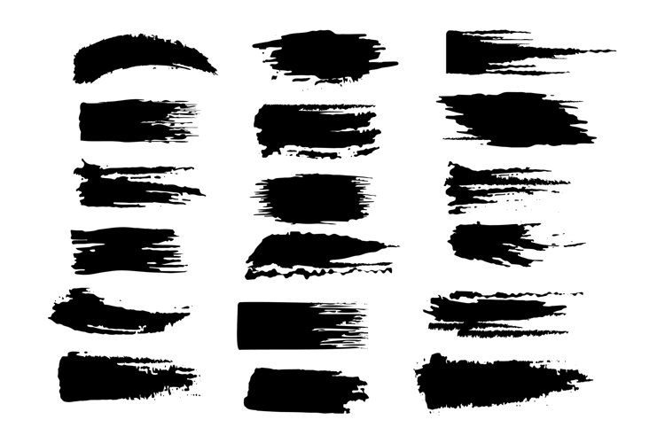 Ink swoosh isolated on white example image 1