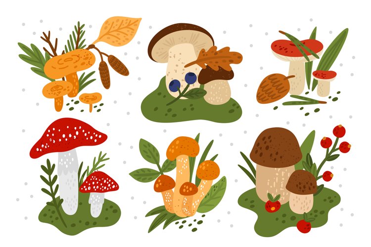 Mushroom Clipart Image 3