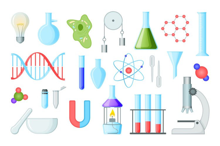 Science Lab Tools Clipart Icons Science Lab Tools Clipart Icons