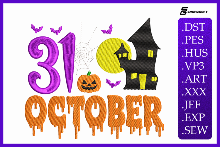 Halloween Embroidery Image 23