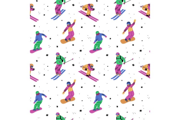 Skier Clipart Image 3