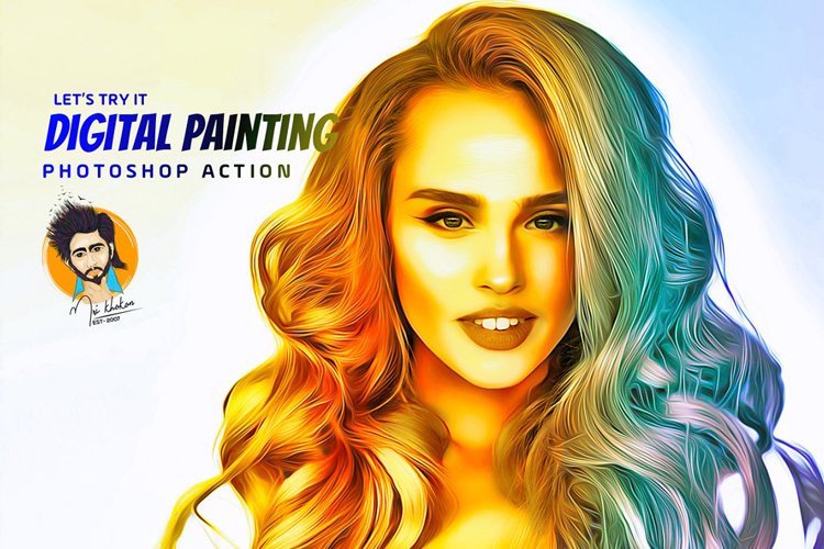 Digital Painting Photoshop Action