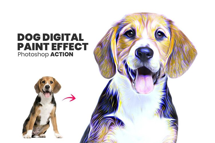 Pet Digital Paint Effect