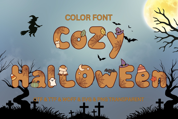 Cozy Halloween - Color Font