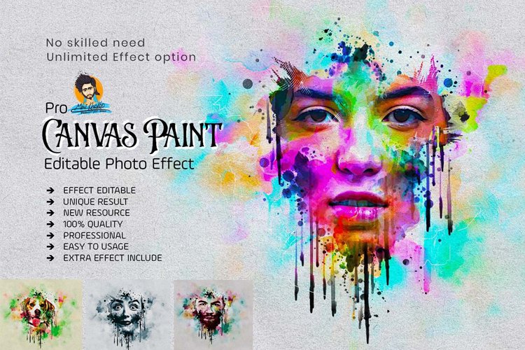 Canvas Painting Photo Effect example image 1