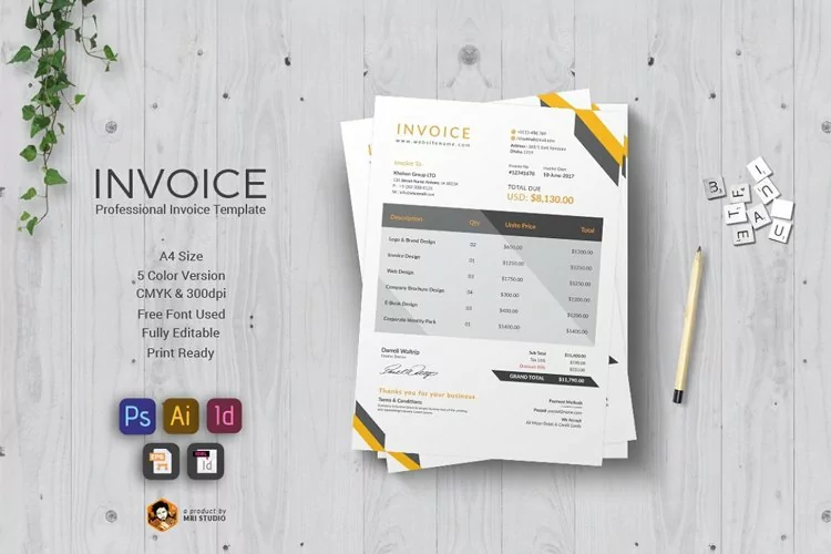 Creative Invoice Template