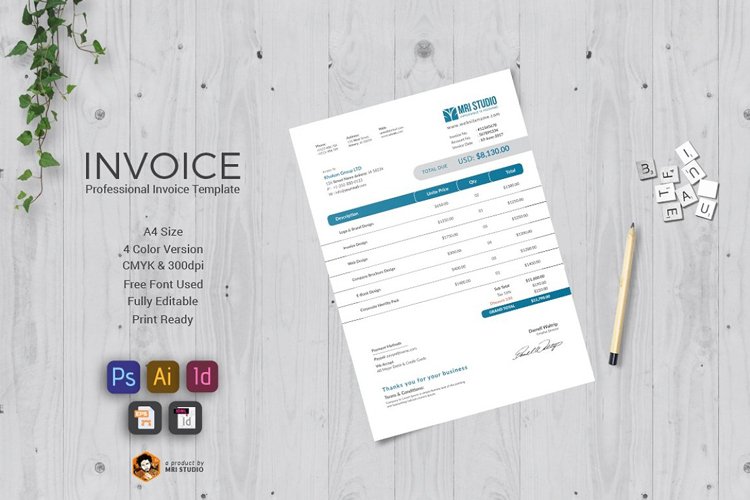 Invoice example image 1